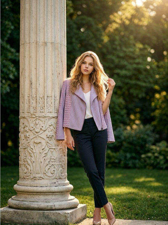 Mystree Jackets & Blazers - Lavender pink zip Jacket stretchy lightweight size medium nwt